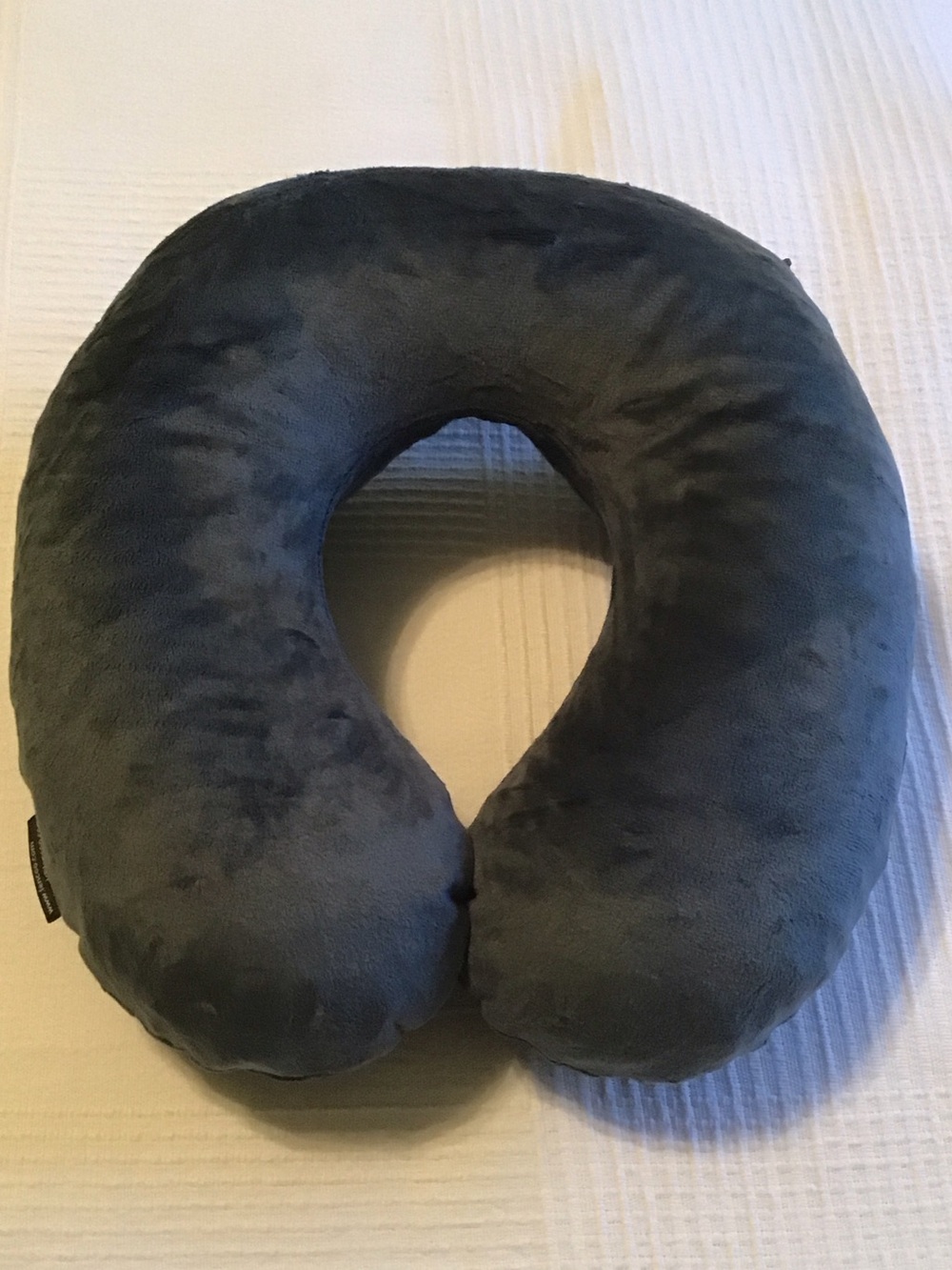 Travel Neck Pillow - Gray Memory Foam Support